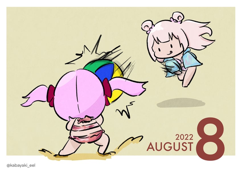 sadamori himeka and tamba akari (assault lily) drawn by kabayaki_(kabayaki_eel)