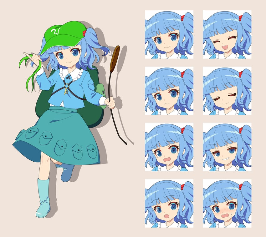 kawashiro nitori (touhou) drawn by 4rion