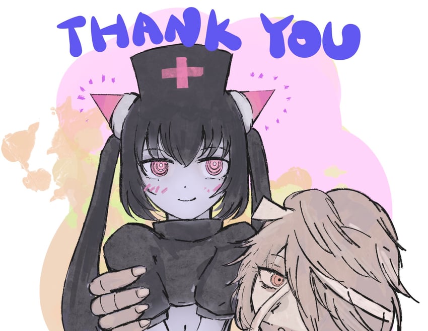 chrome and frederika (mon-musu quest!) drawn by un_do