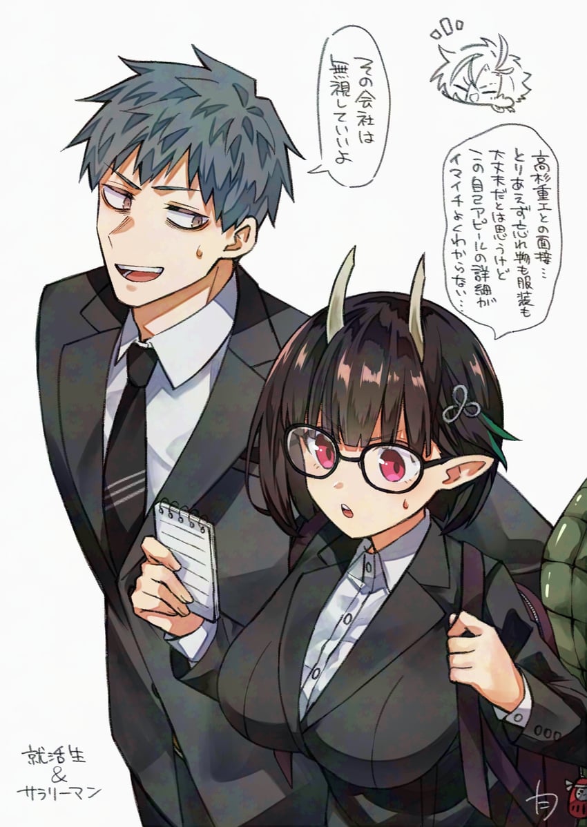 saitou hajime, takasugi shinsaku, and biscione (fate and 1 more) drawn by ta_ko_tsu