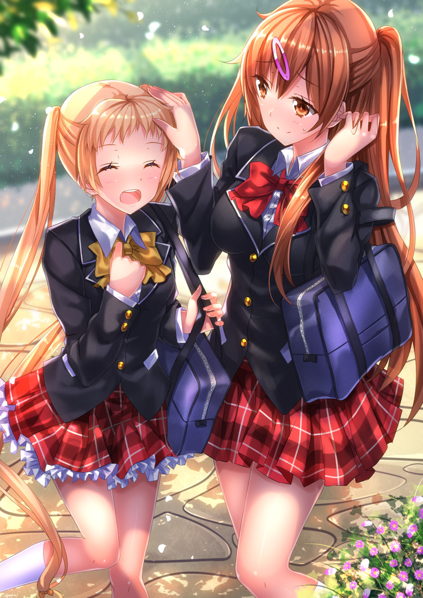 nibutani shinka and dekomori sanae (chuunibyou demo koi ga shitai!) drawn by swordsouls