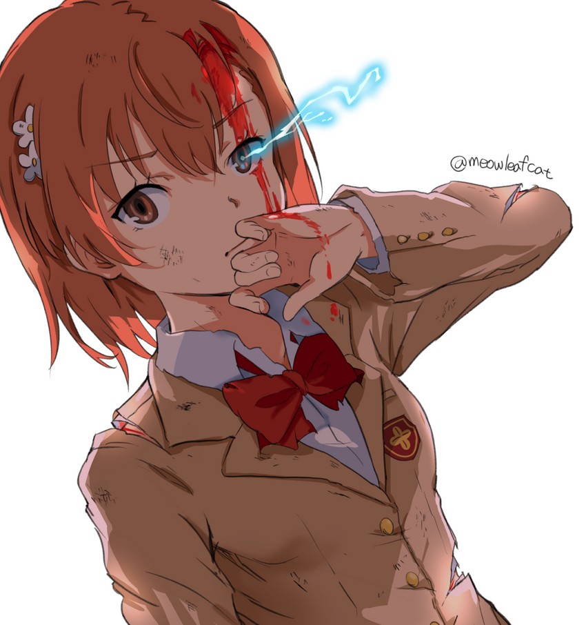 misaka mikoto (toaru majutsu no index and 1 more) drawn by ha_neko