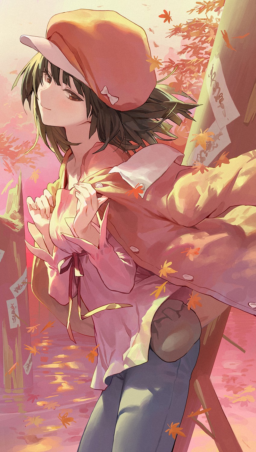 sengoku nadeko and gentle nadeko (monogatari and 1 more) drawn by modare