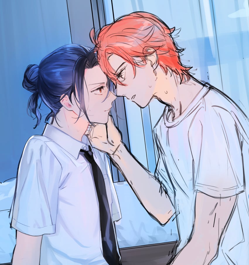 sylvain jose gautier and felix hugo fraldarius (fire emblem and 1 more) drawn by umou_(user_xxhp7583)