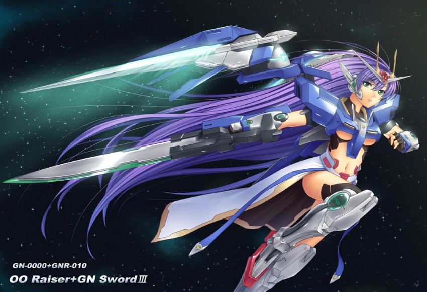 00 raiser (gundam and 1 more) drawn by athrun1120