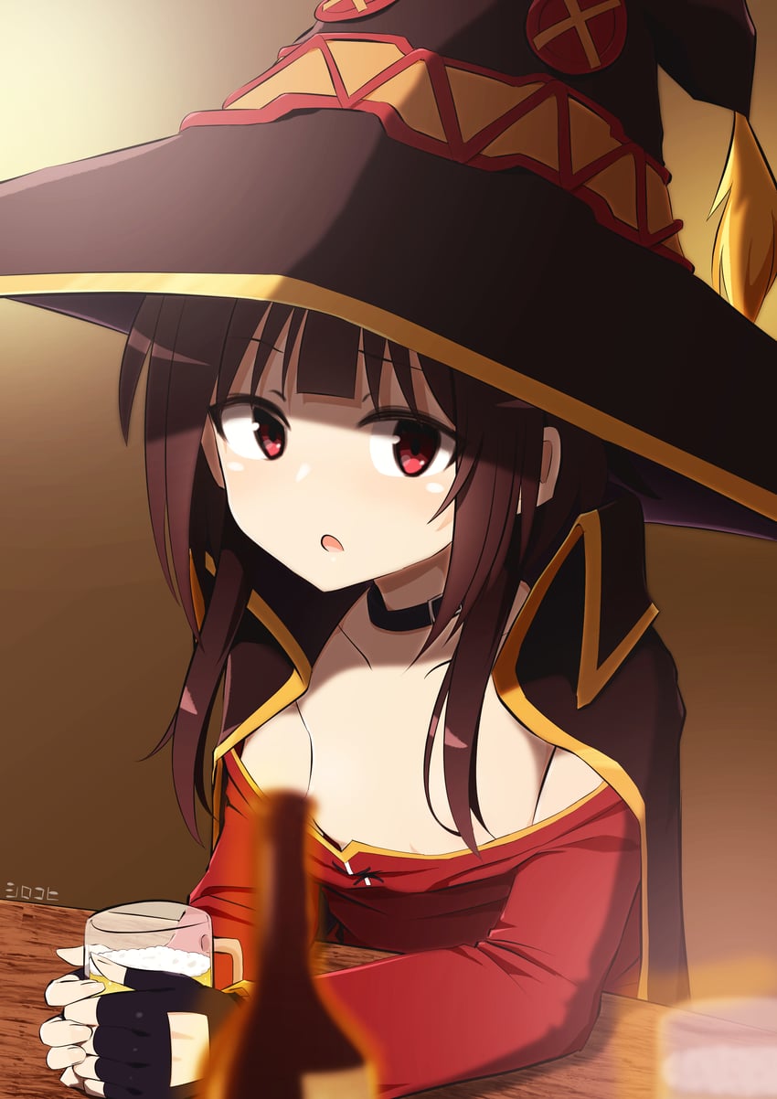 megumin (kono subarashii sekai ni shukufuku wo!) drawn by sirokohi