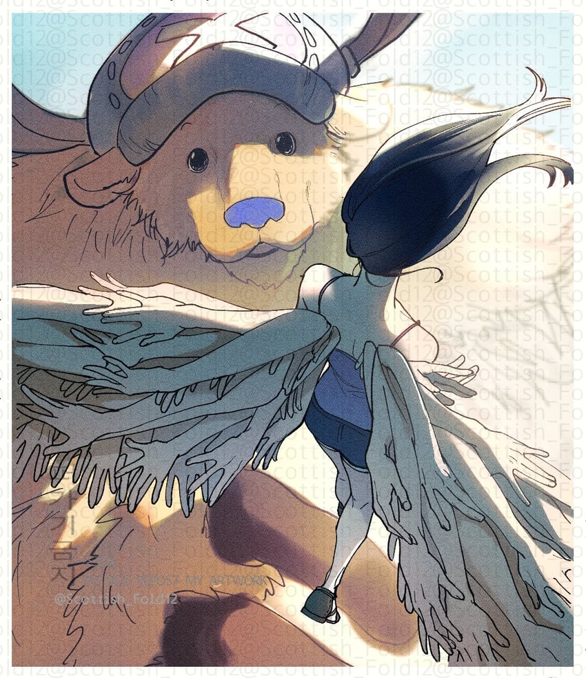 nico robin and tony tony chopper (one piece) drawn by scottish_fold12