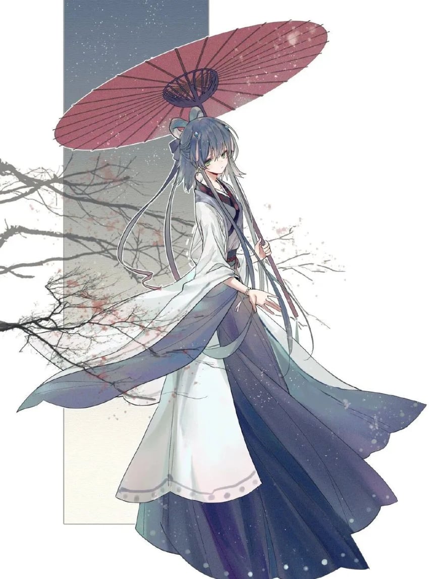 luo tianyi (vocaloid and 1 more) drawn by 001maomaosha