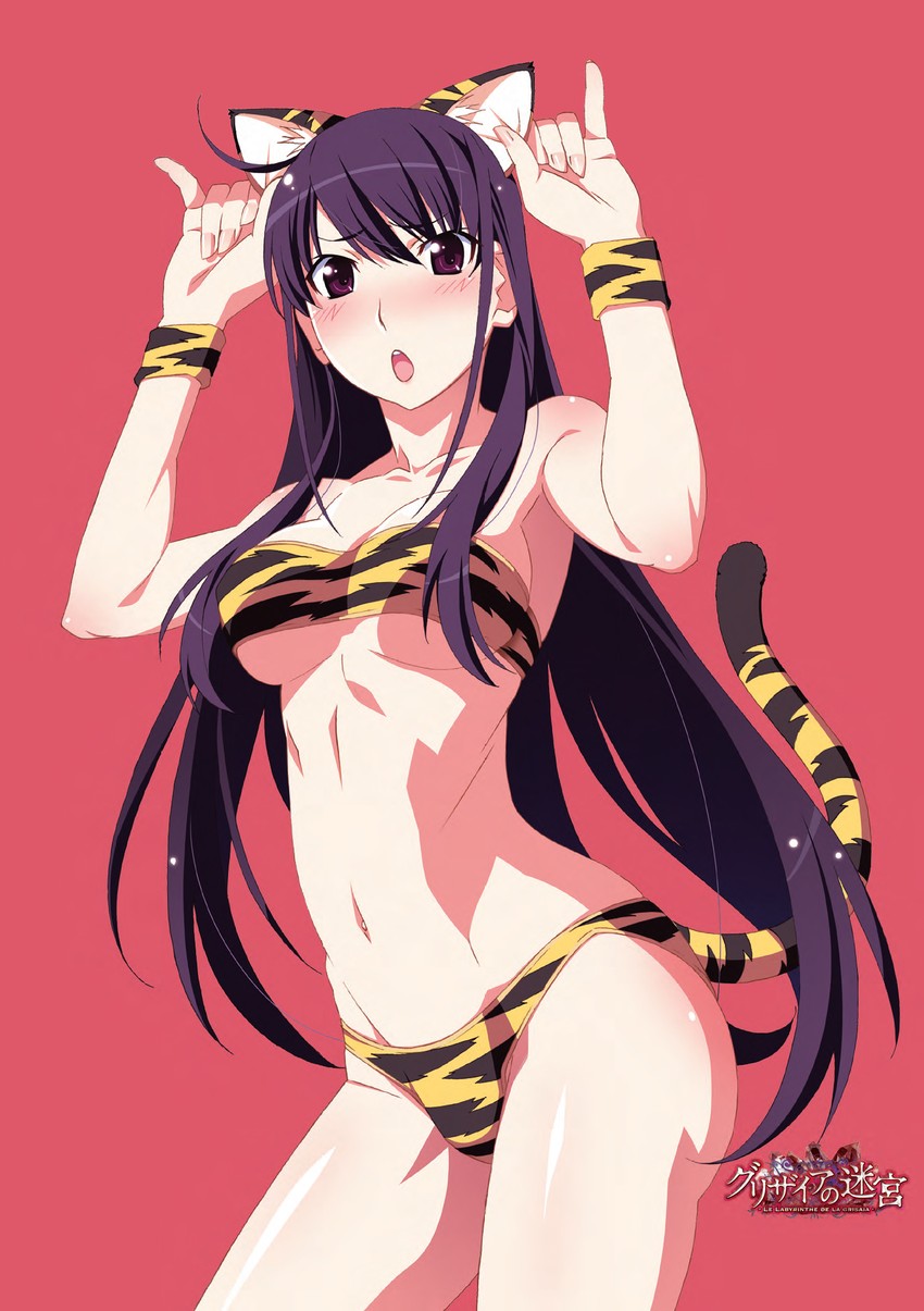 sakaki yumiko (grisaia and 2 more) drawn by watanabe_akio