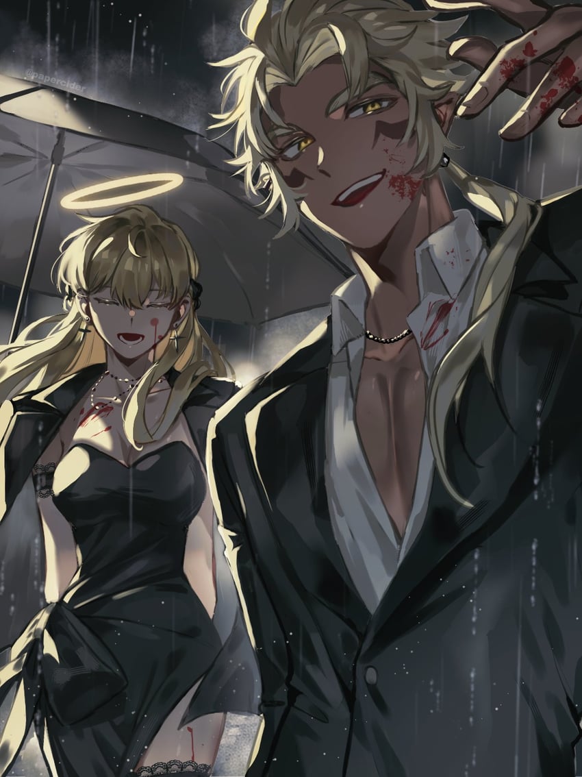 uriel and sun wukong (omniscient reader's viewpoint) drawn by papercider