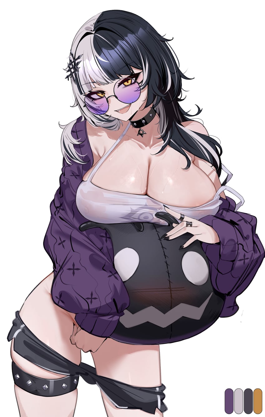 shiori novella and yorick (hololive and 1 more) drawn by doujenrad
