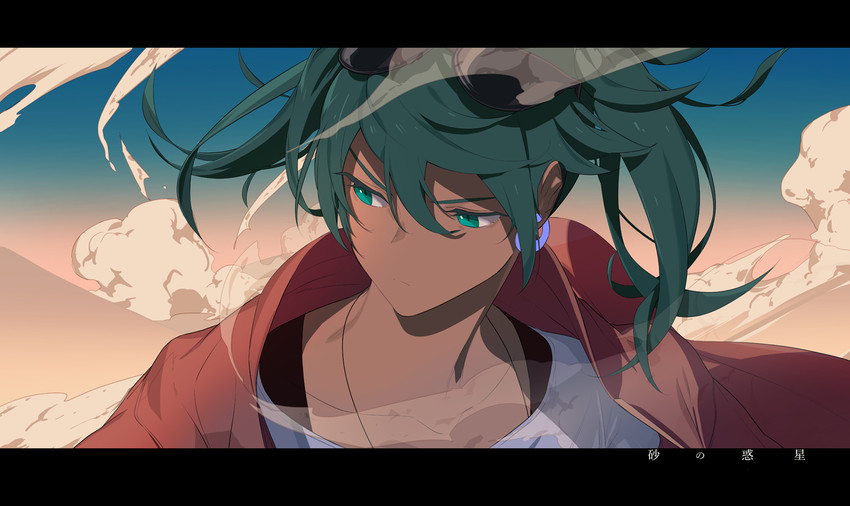 hatsune miku (vocaloid and 1 more) drawn by ryokucha_(i_cobalt)