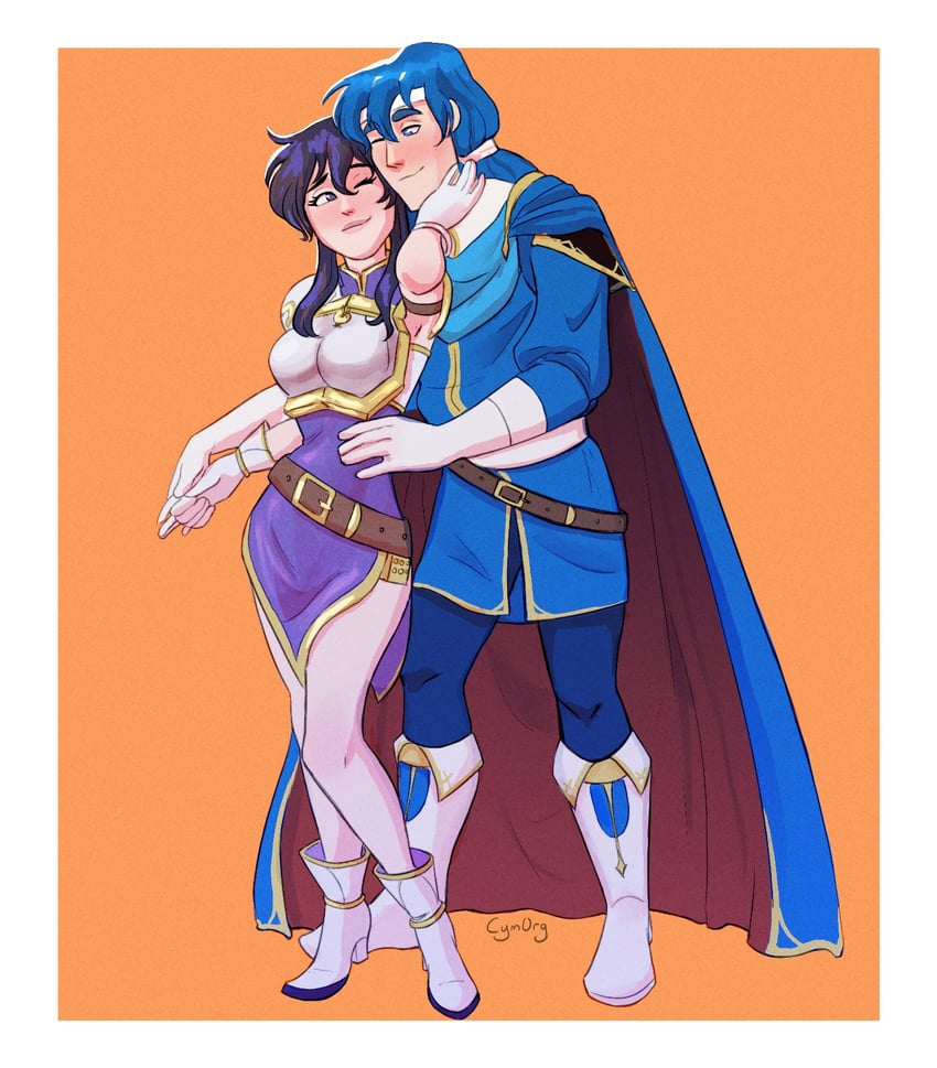 seliph and larcei (fire emblem and 1 more) drawn by cym0rg