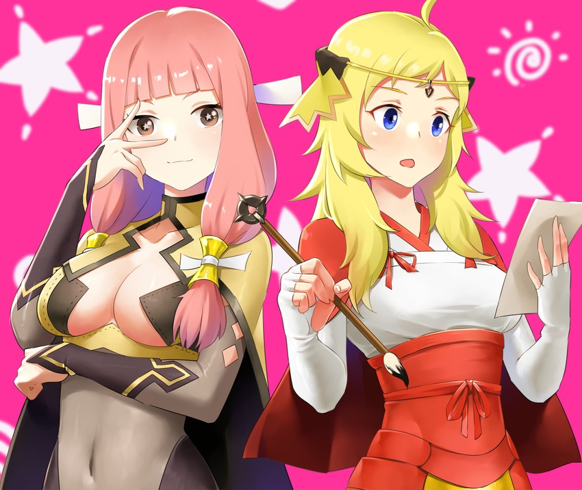 ophelia and mitama (fire emblem and 1 more) drawn by igni_tion