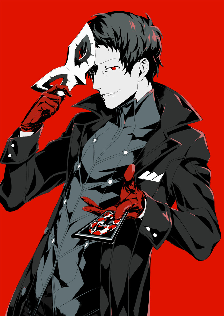 amamiya ren, joker, and adachi tooru (persona and 2 more) drawn by arizuka_(catacombe)