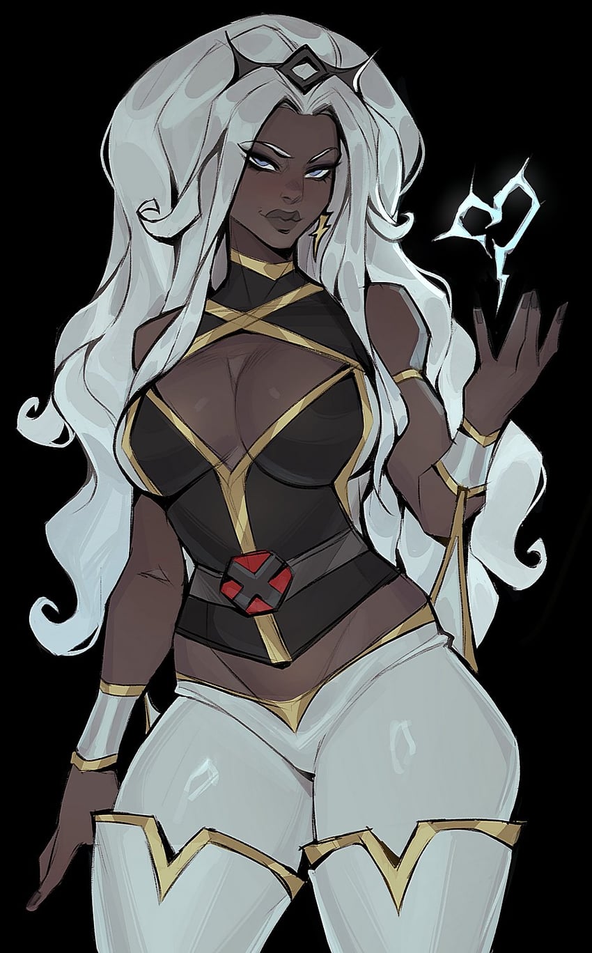 storm (marvel and 2 more) drawn by ykshelter