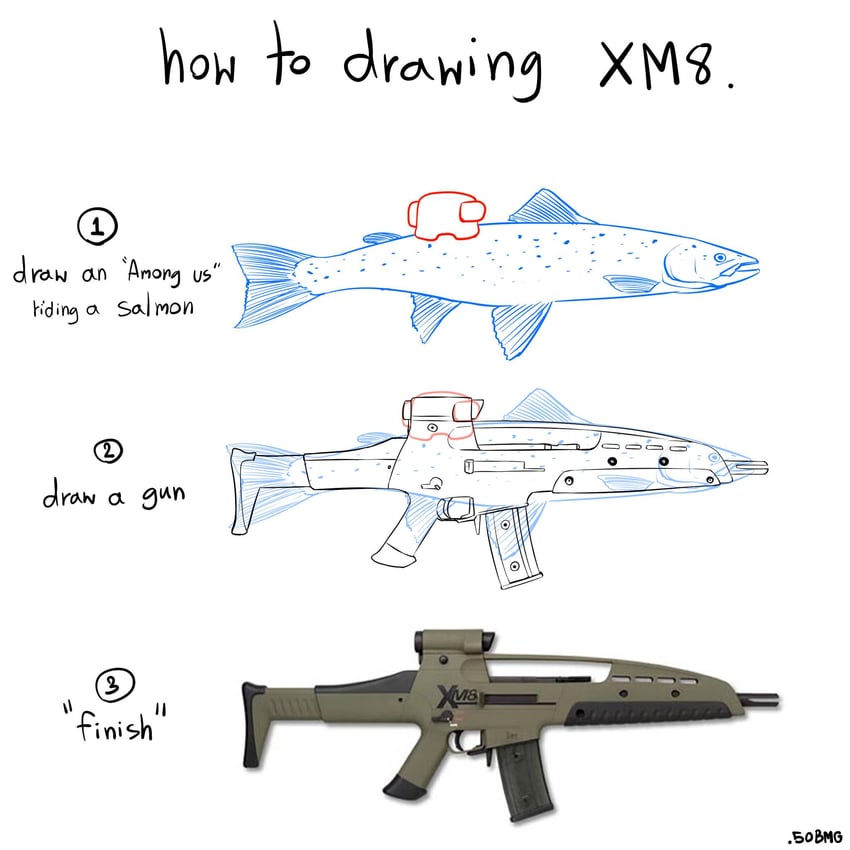 crewmate (original and 1 more) drawn by 50bmg