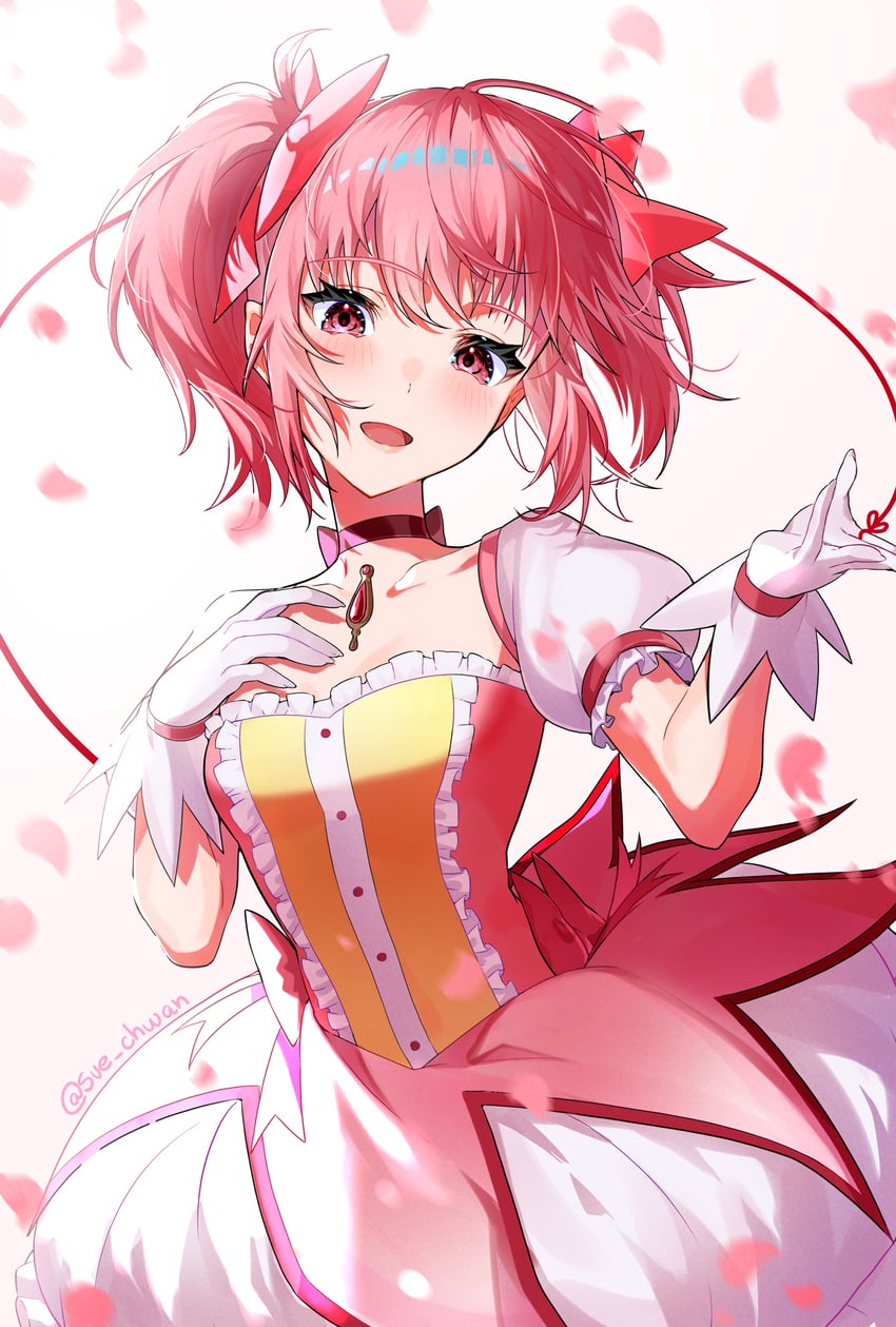 kaname madoka (mahou shoujo madoka magica) drawn by sue_chwan