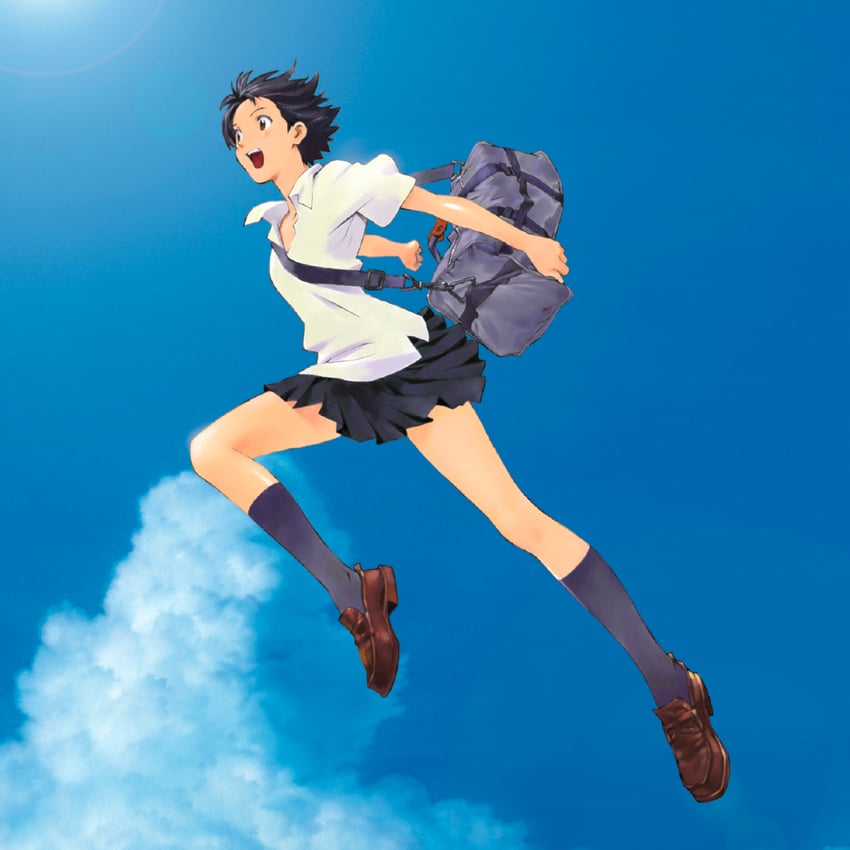 konno makoto (toki wo kakeru shoujo) drawn by sadamoto_yoshiyuki