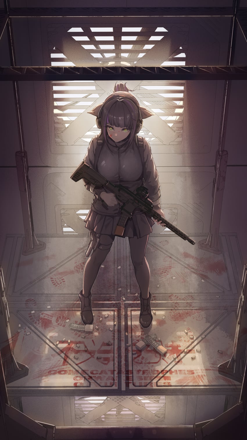 jessica and jessica the liberated (arknights) drawn by gao_guangyue