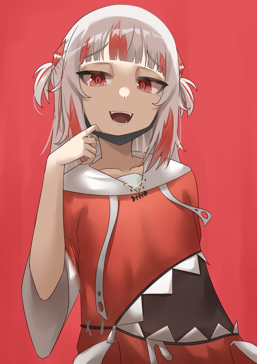 gawr gura (hololive and 2 more) drawn by rebelium