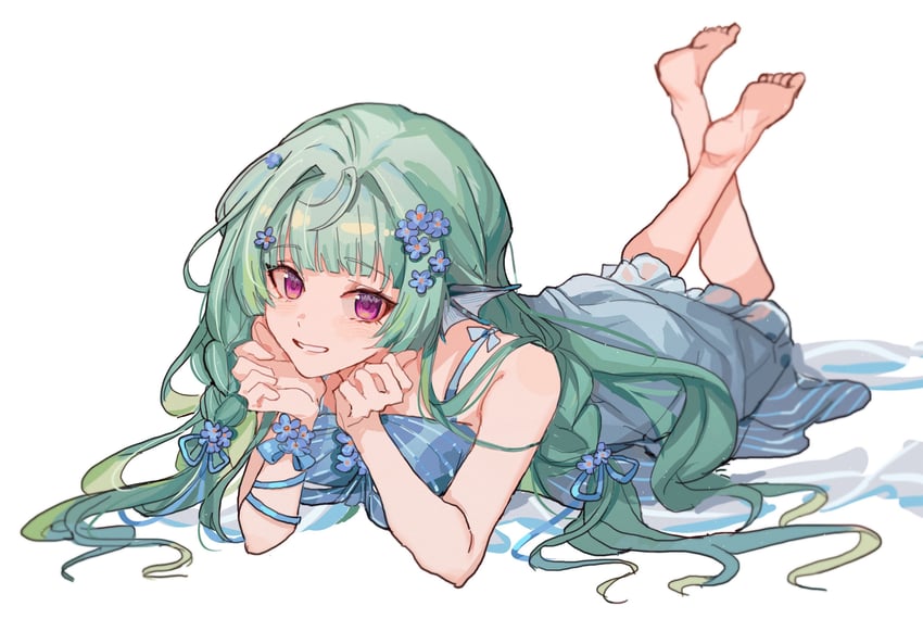 finana ryugu (nijisanji and 1 more) drawn by xiongbingbisata
