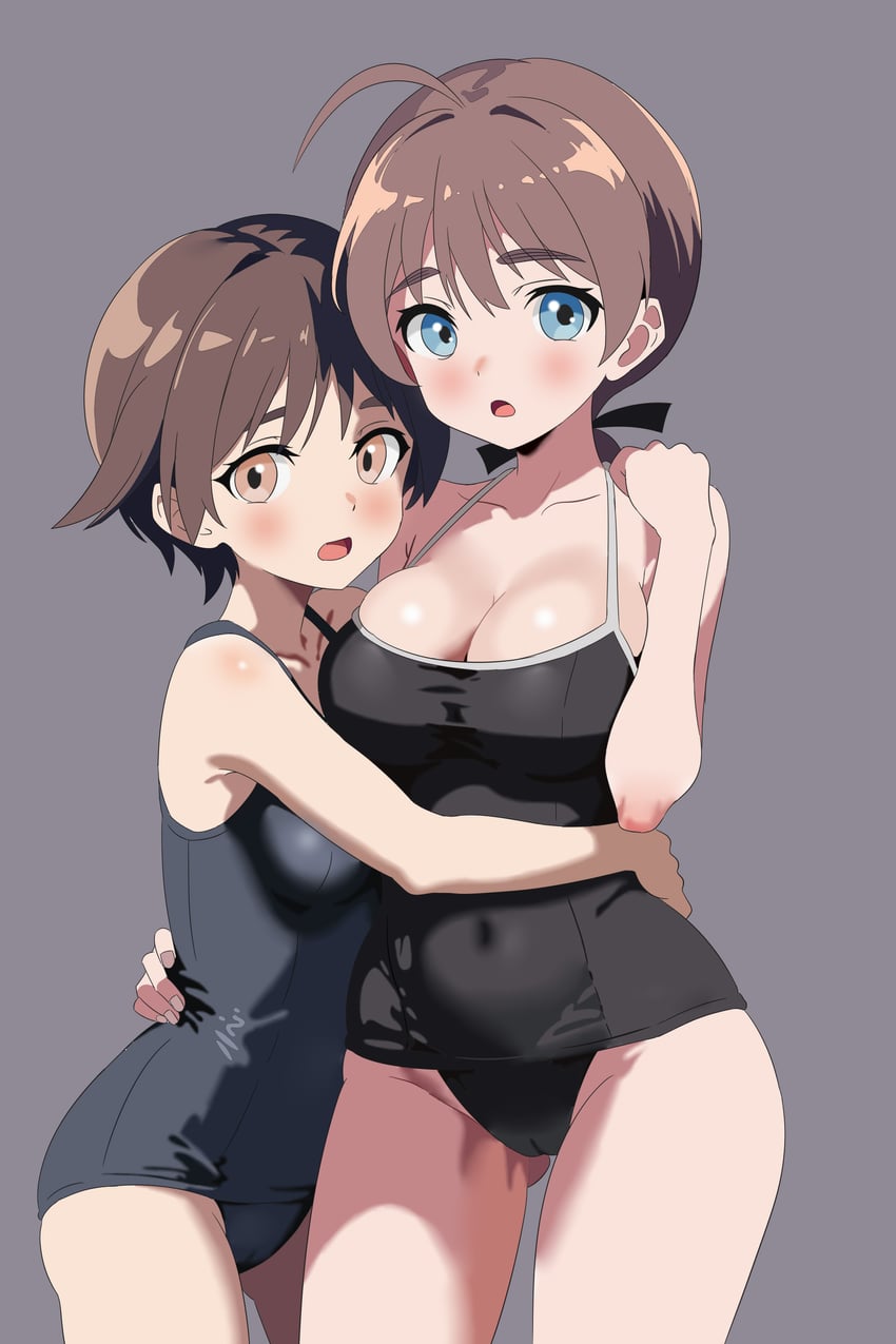 miyafuji yoshika and lynette bishop (world witches series and 1 more) drawn by yoshilyne_marriage_promotion_association