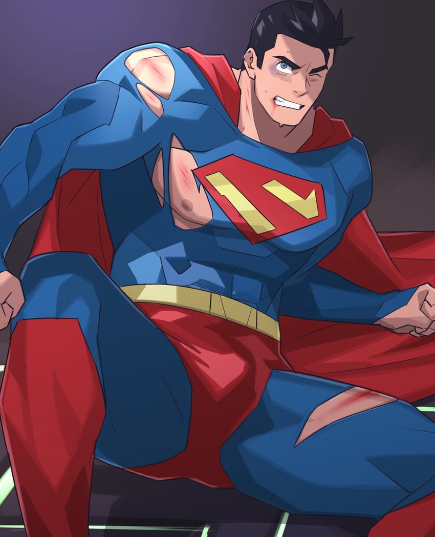 superman and clark kent (dc comics and 2 more) drawn by uruonurun