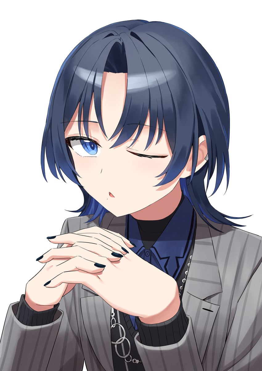 hiodoshi ao (hololive and 1 more) drawn by vakuuberi