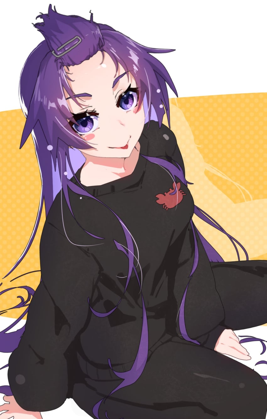 senjougahara hitagi (monogatari) drawn by thomas_(aoakumasan)