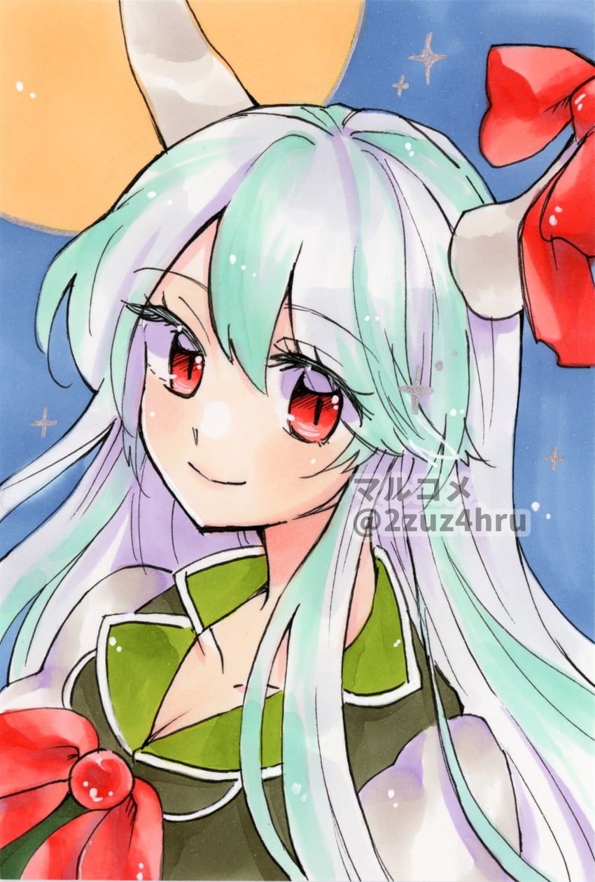 kamishirasawa keine and ex-keine (touhou) drawn by 2zuz4hru