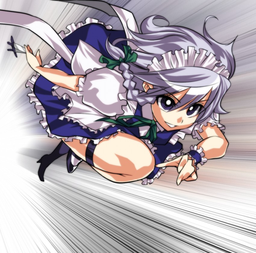 izayoi sakuya (touhou) drawn by k6