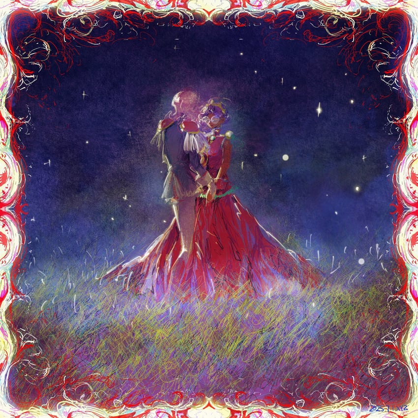 tenjou utena and himemiya anthy (shoujo kakumei utena) drawn by windychariot