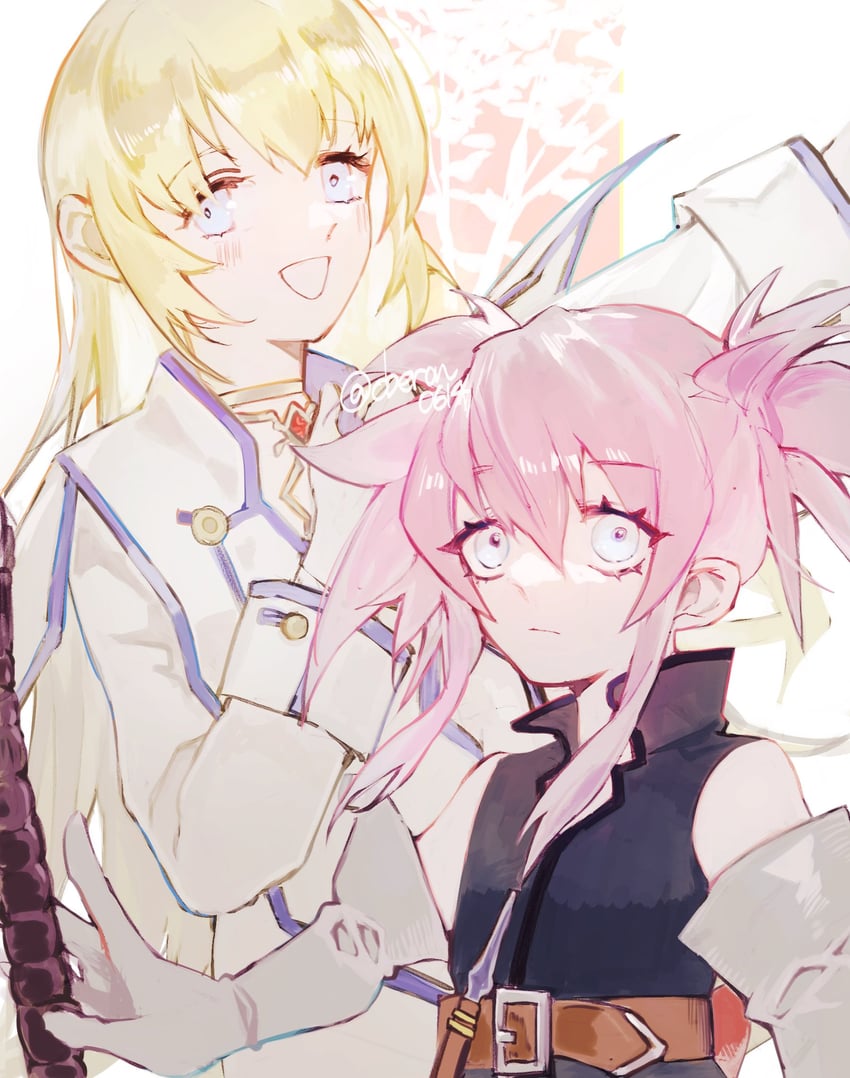 colette brunel and presea combatir (tales of and 1 more) drawn by oberon0614