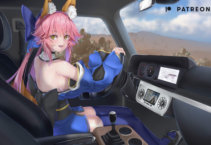 tamamo and tamamo no mae (fate and 1 more) drawn by kamehito