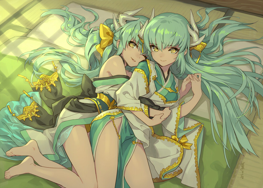 kiyohime (fate and 1 more) drawn by pota_(bluegutty)