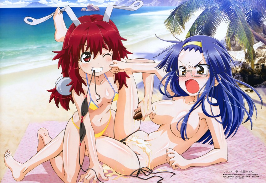 plug cryostat and arrester blanket (megami magazine and 1 more) drawn by watanabe_atsuko