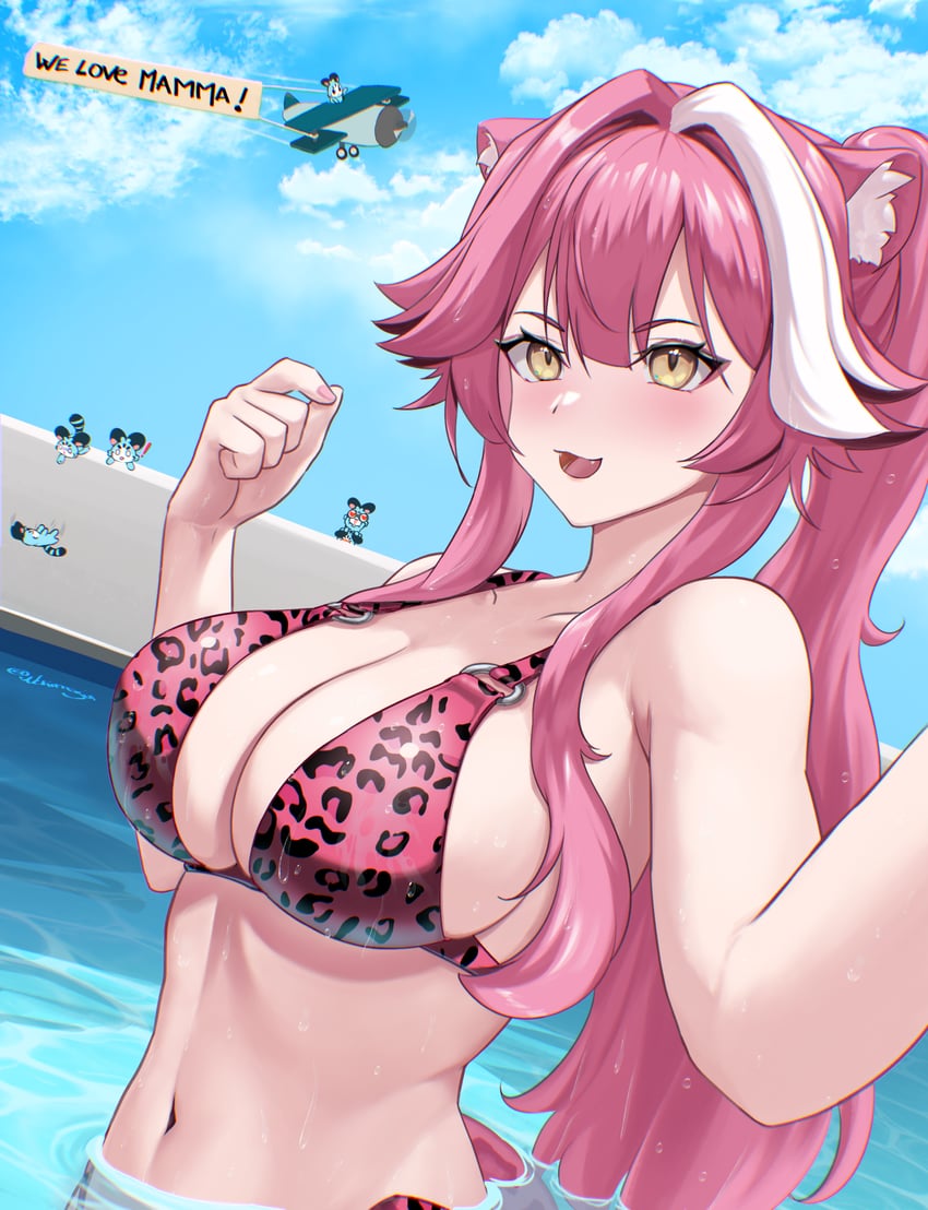raora panthera and chattino (hololive and 1 more) drawn by uchimasui