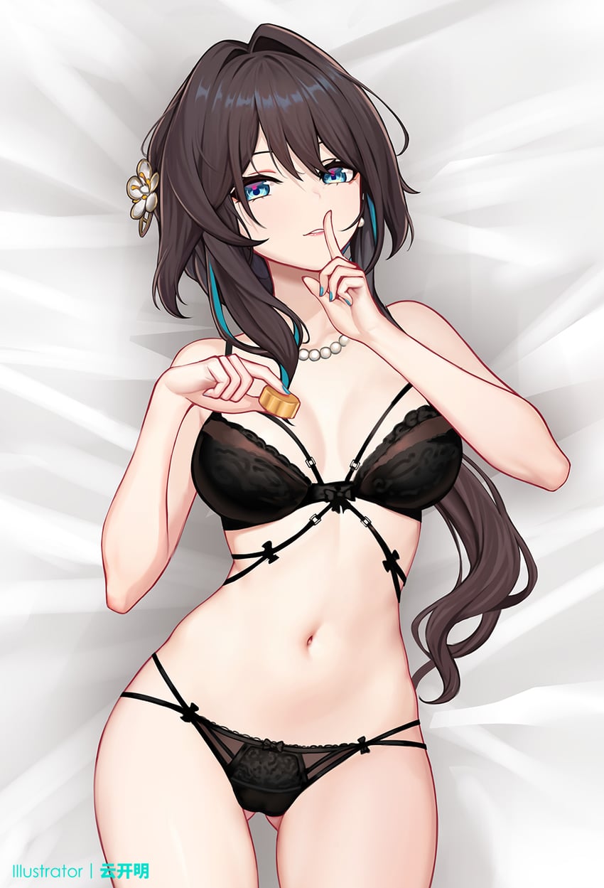 ruan mei (honkai and 1 more) drawn by yunkaiming