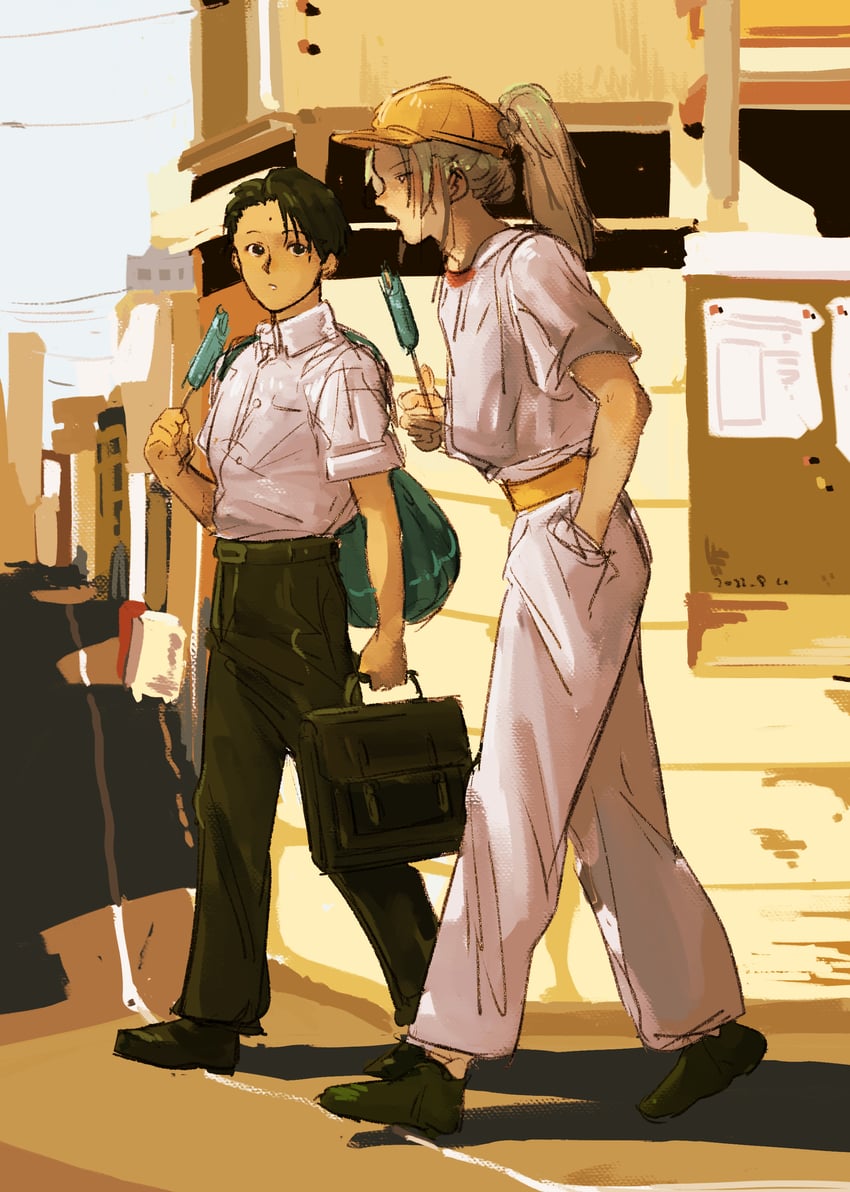 sensui shinobu and itsuki (yu yu hakusho) drawn by nishida_(pixiv_50671594)