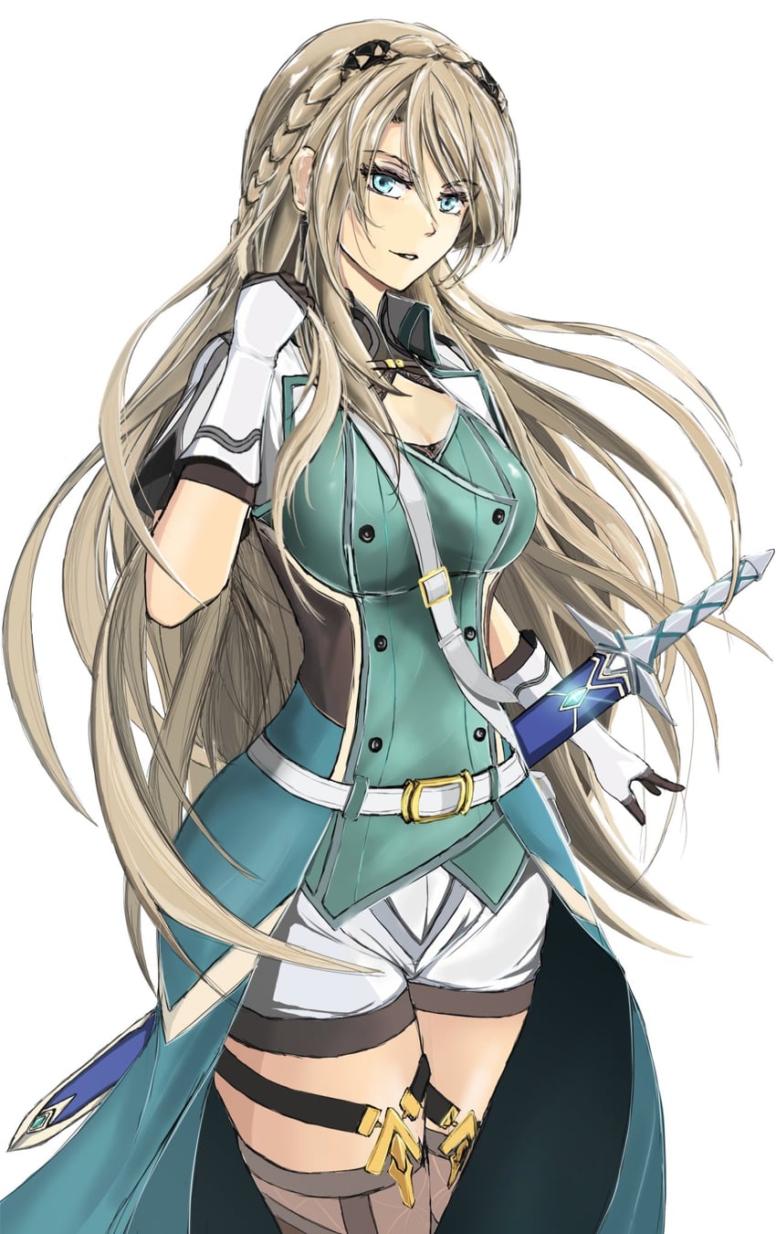 elaine auclair (eiyuu densetsu and 2 more) drawn by zeeta_no_kiseki