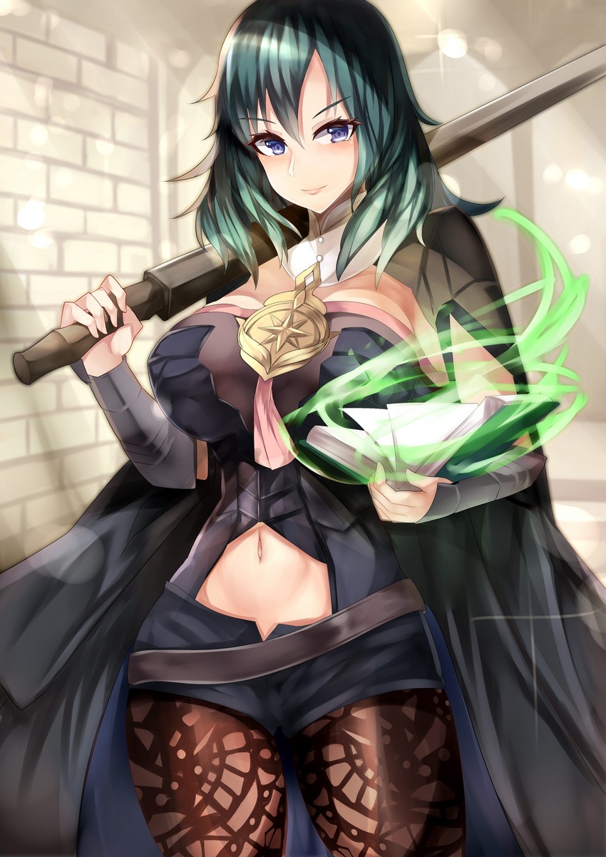 female byleth (fire emblem and 1 more) drawn by tiamat_(momokuri_mannen)