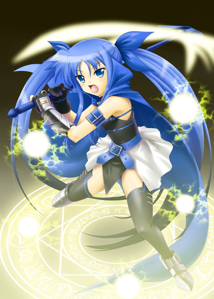 levi the slasher and vulnificus (lyrical nanoha and 3 more) drawn by ayato