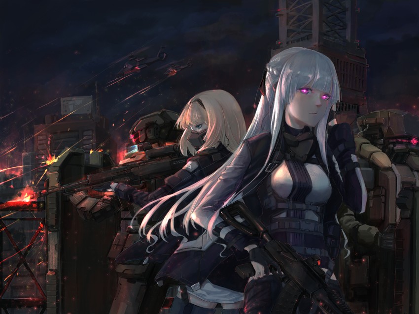 ak-12, an-94, and cyclops (girls' frontline) drawn by areaaaron