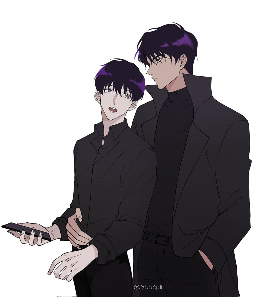 kim dokja and yoo joonghyuk (omniscient reader's viewpoint) drawn by yuugji