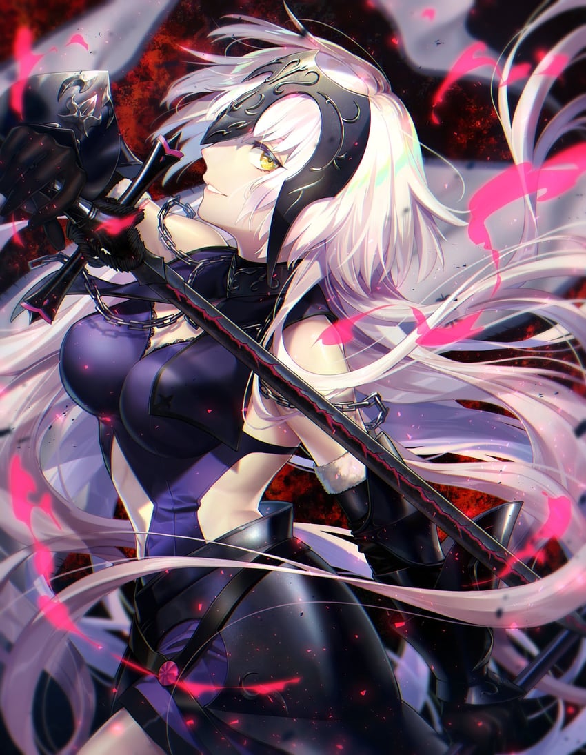 jeanne d'arc alter (fate and 1 more) drawn by noes