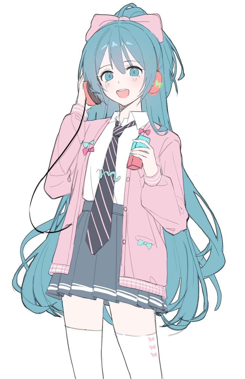 hatsune miku (vocaloid and 1 more) drawn by nun_nu