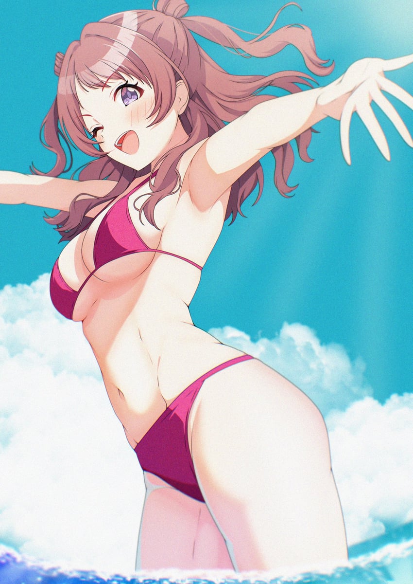hanami saki (idolmaster and 1 more) drawn by musha_no_kozi