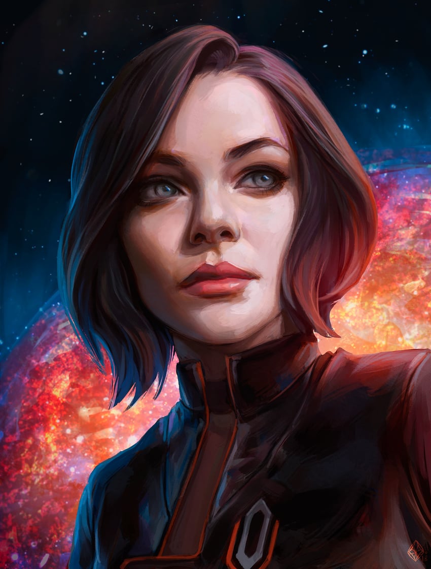 miranda lawson (mass effect and 1 more) drawn by brother_thunder