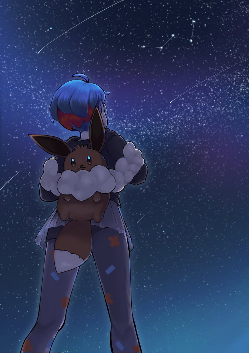penny (pokemon and 1 more) drawn by goh_(lwvegoh)